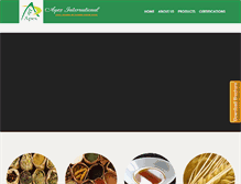Tablet Screenshot of apexherbex.com
